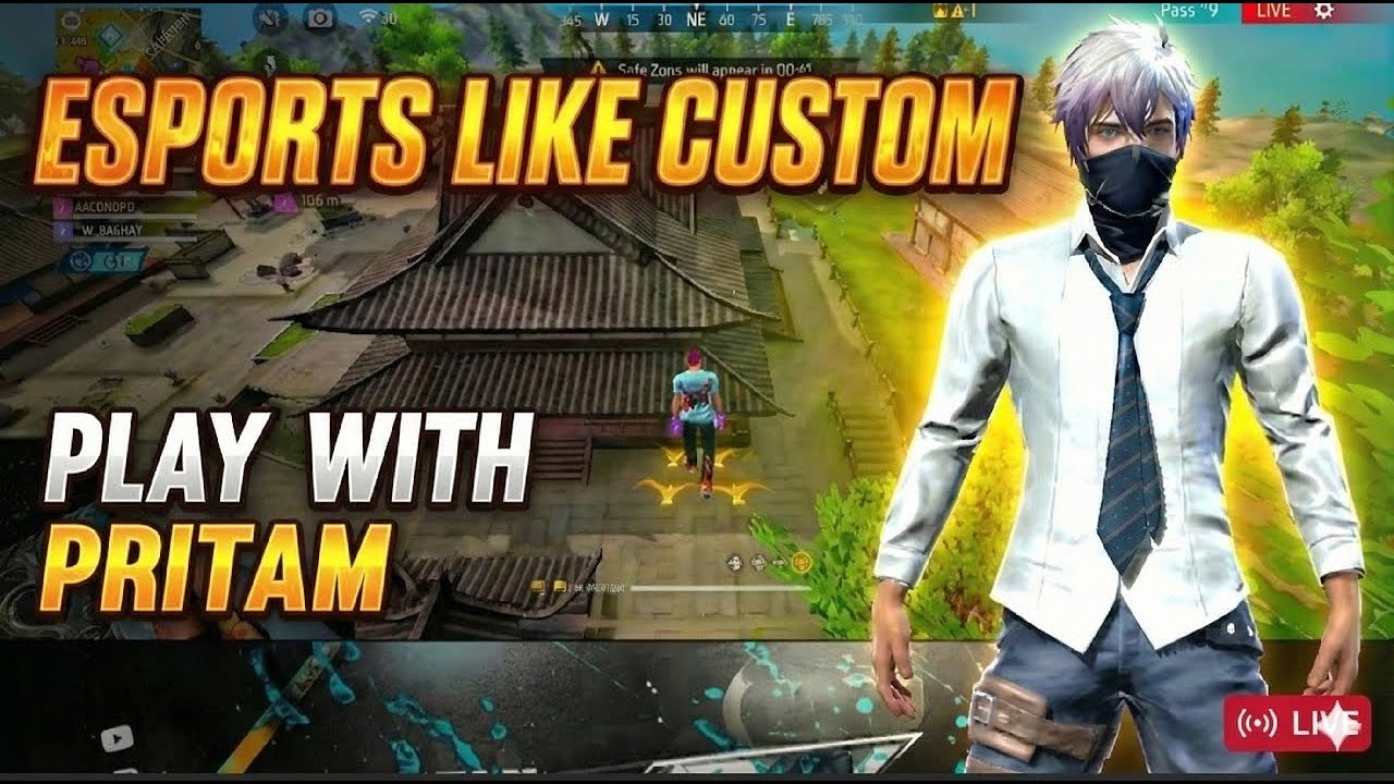 let's play top 1  with rendom players 🥶  Live streaming of Play_with_pritam pyaare  #freefirax#live