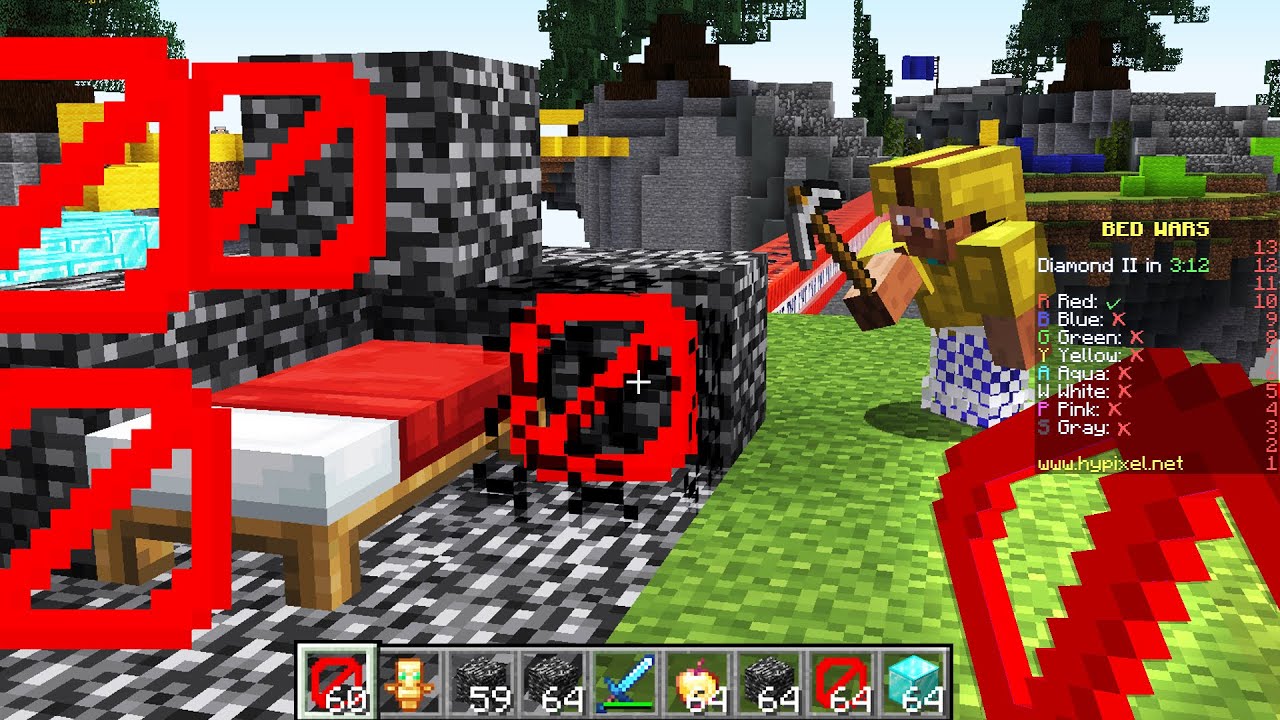 i secretly used CREATIVE mode to beat players in Minecraft..