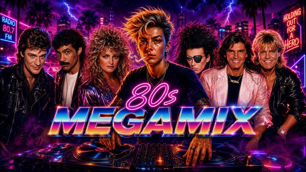 80s CLASSICS PARTY HITS MEGAMIX ⚡️ Pop｜Synthpop｜New Wave｜Rock｜Hi-NRG (WHAM!, A-Ha, Duran Duran...)
