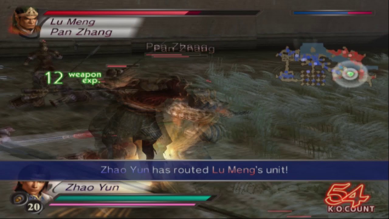 Dynasty Warriors 4 (PS2) walkthrough - Shu - Battle of Yi Ling
