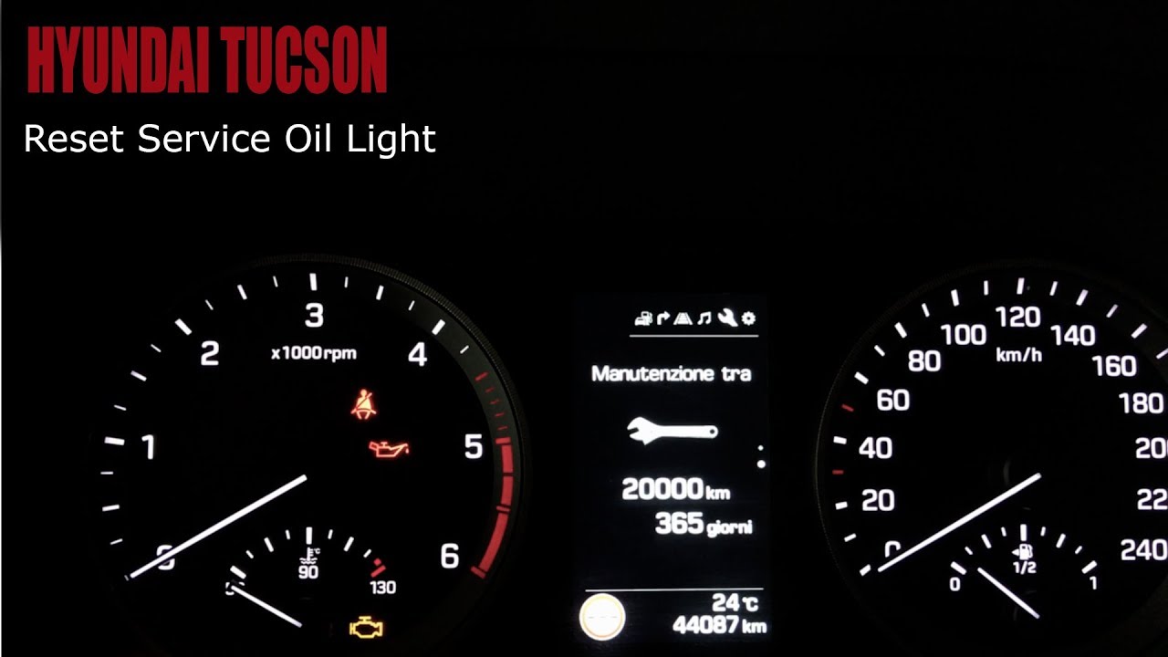 Hyundai Tucson Reset Service