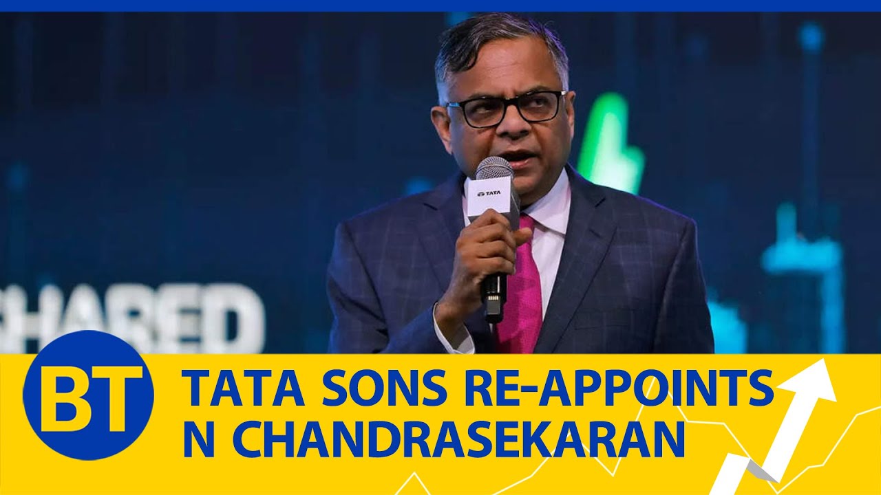 N Chandrasekaran reappointed as Tata Sons&rsquo;s Executive Chairman #TataSons#AirIndia
