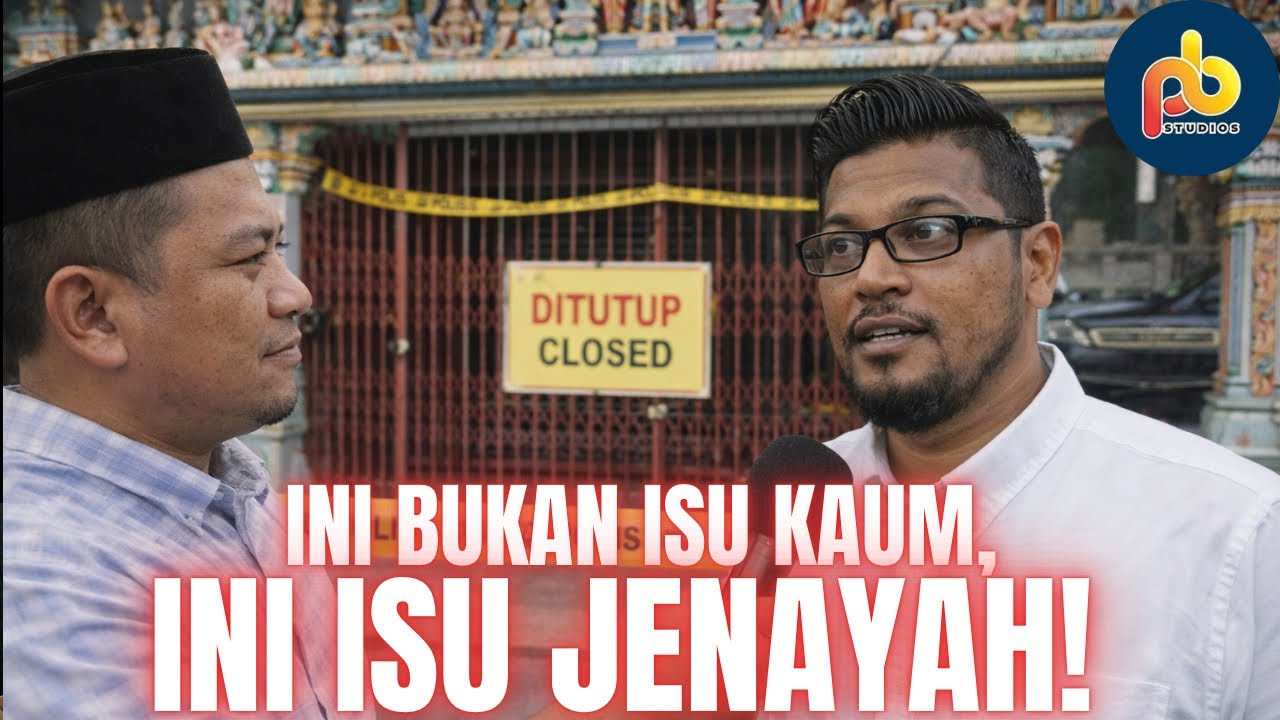 "isu kuil haram ialah isu jenayah, kenapa kalian pertahankan penjenayah?" bersama Zamri Vinoth