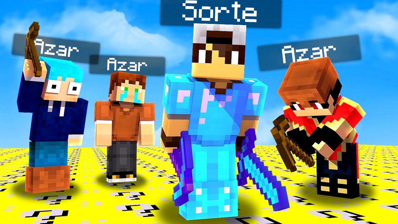 CUB&Atilde;O TROLL COM LUCKY BLOCK DA SORTE!