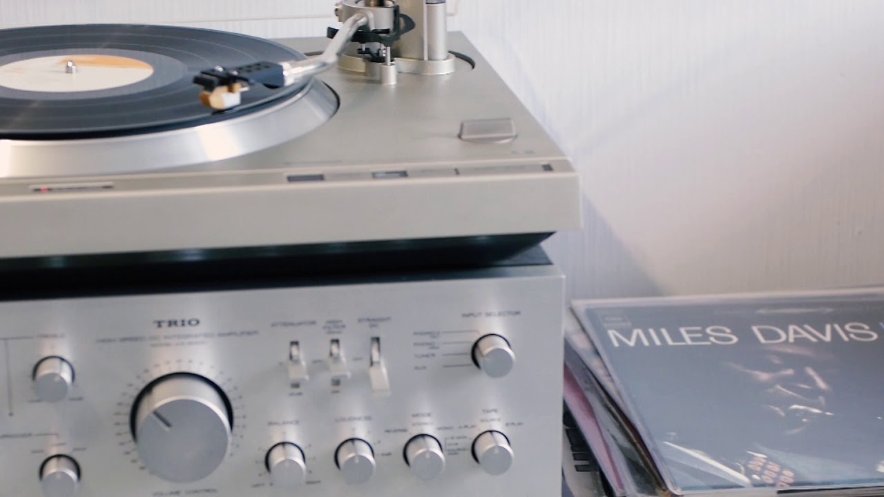 Test #1 amplifier Trio KA 8300 (Kenwood) - LP Miles Davis So What