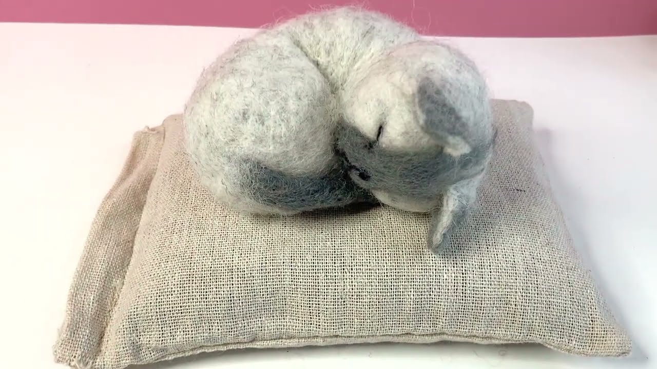Needle Felt A Cat Tutorial