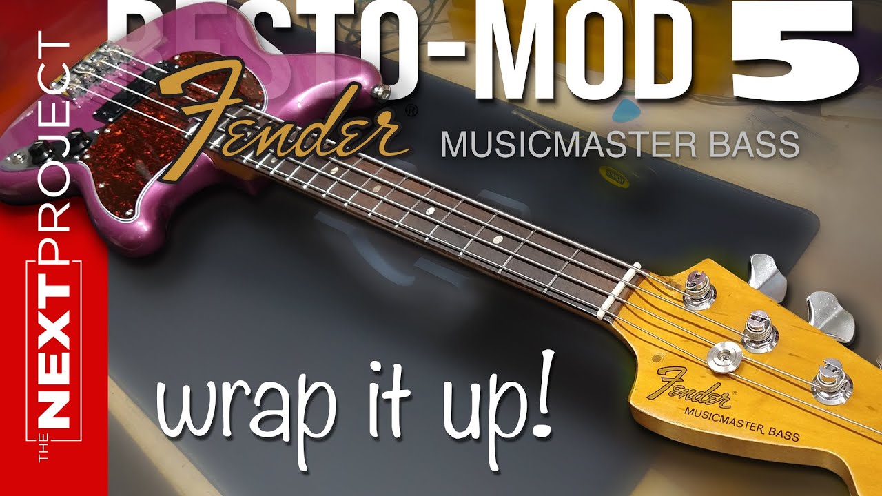 Fender MusicMaster Bass Guitar Resto Mod Project EP5