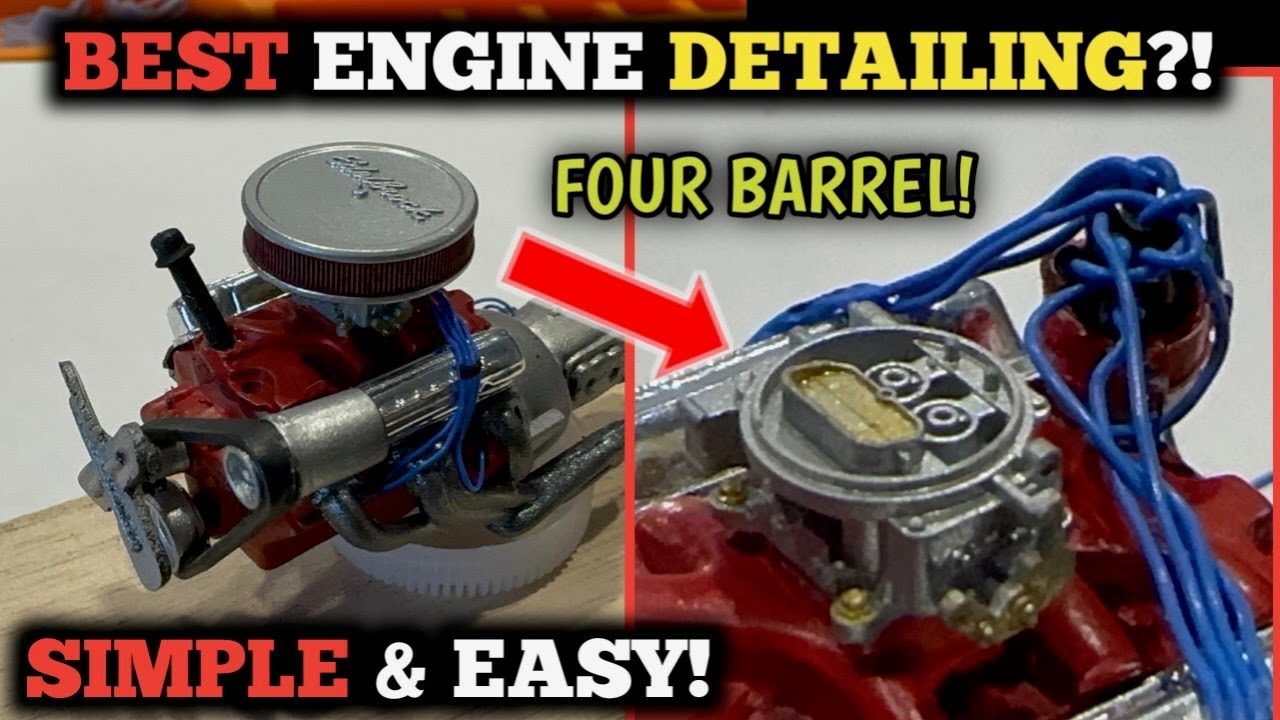 Monogram 57 Chevy Nomad Part 2: EASY Engine Upgrades! Enhance the BUILD