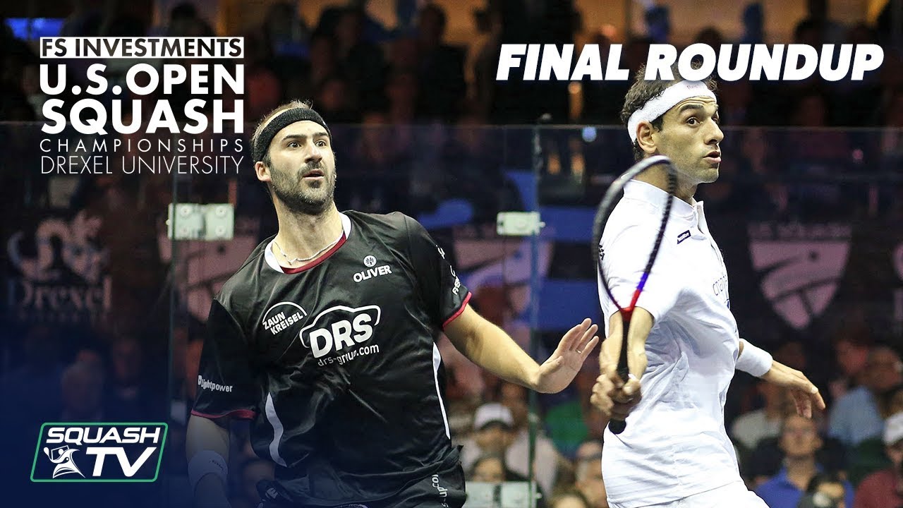 Squash: Men's Final Roundup - Rösner v Mo.ElShorbagy - US Open 2018