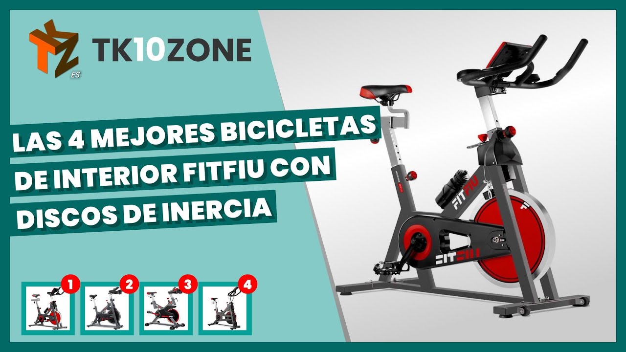 Las 4 mejores bicicletas de interior fitfiu con discos de inercia