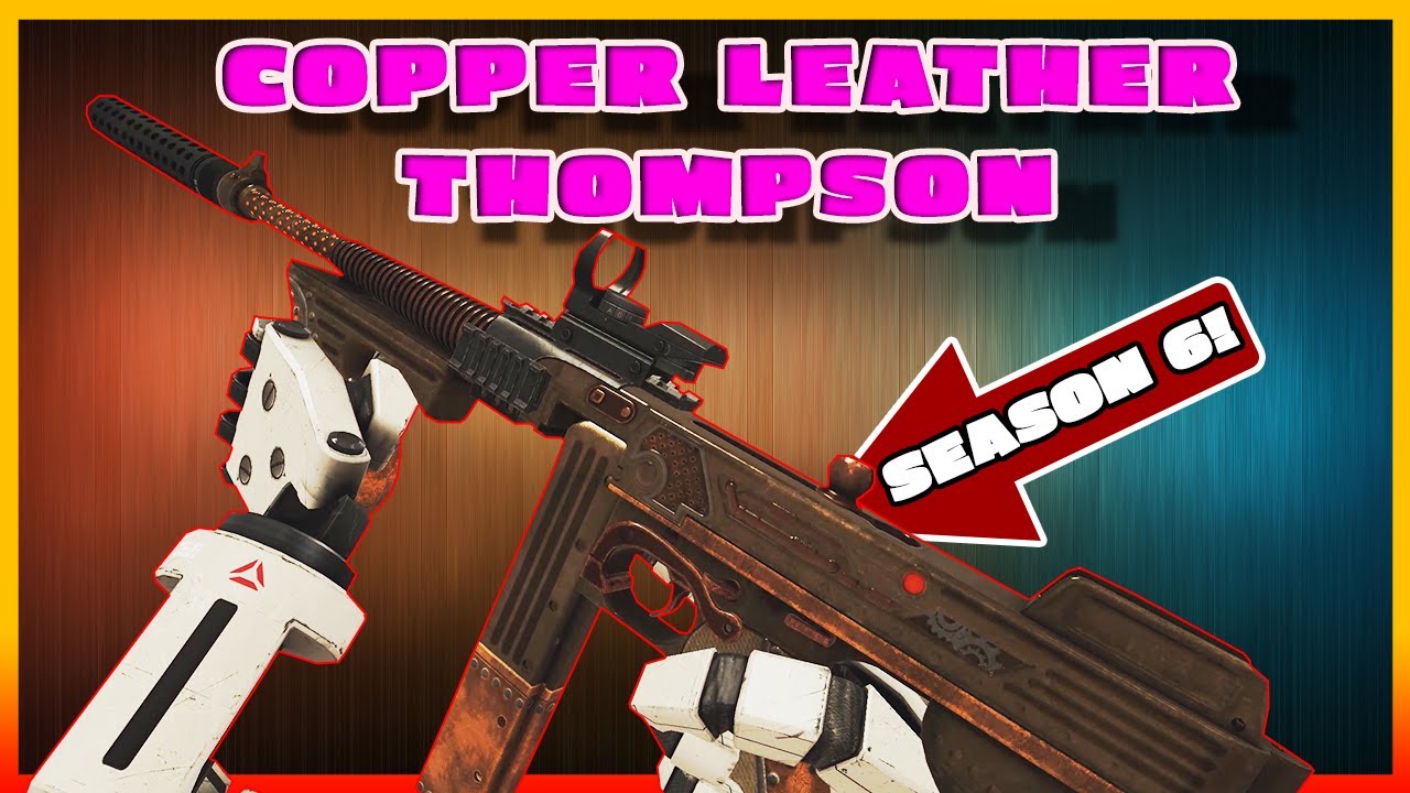 Copper Leather Thompson Gameplay - Ironsight Season 6 Battle pass