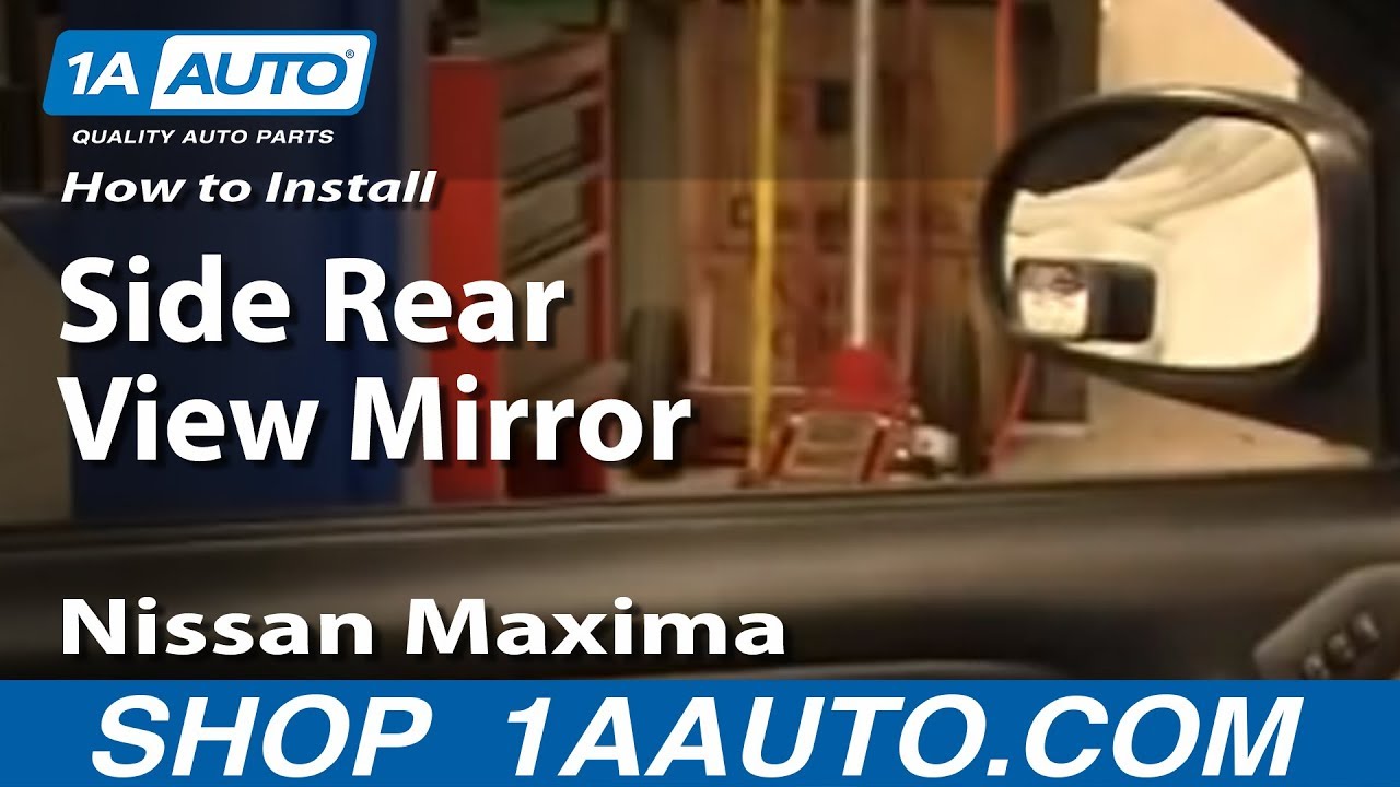 Как заменить зеркало на Nissan Maxima 2000-2003