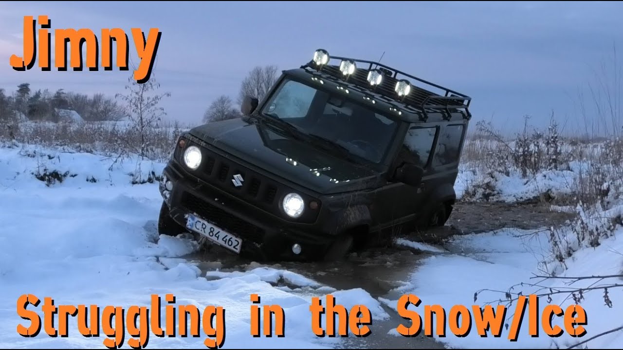 Jimny - Struggling in the Snow and Ice