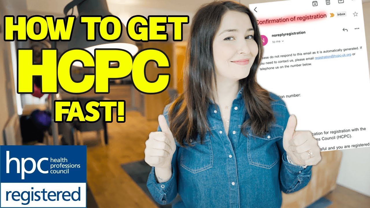 HCPC Registration Process - SECRETS TO GET IT FASTER! | International Route