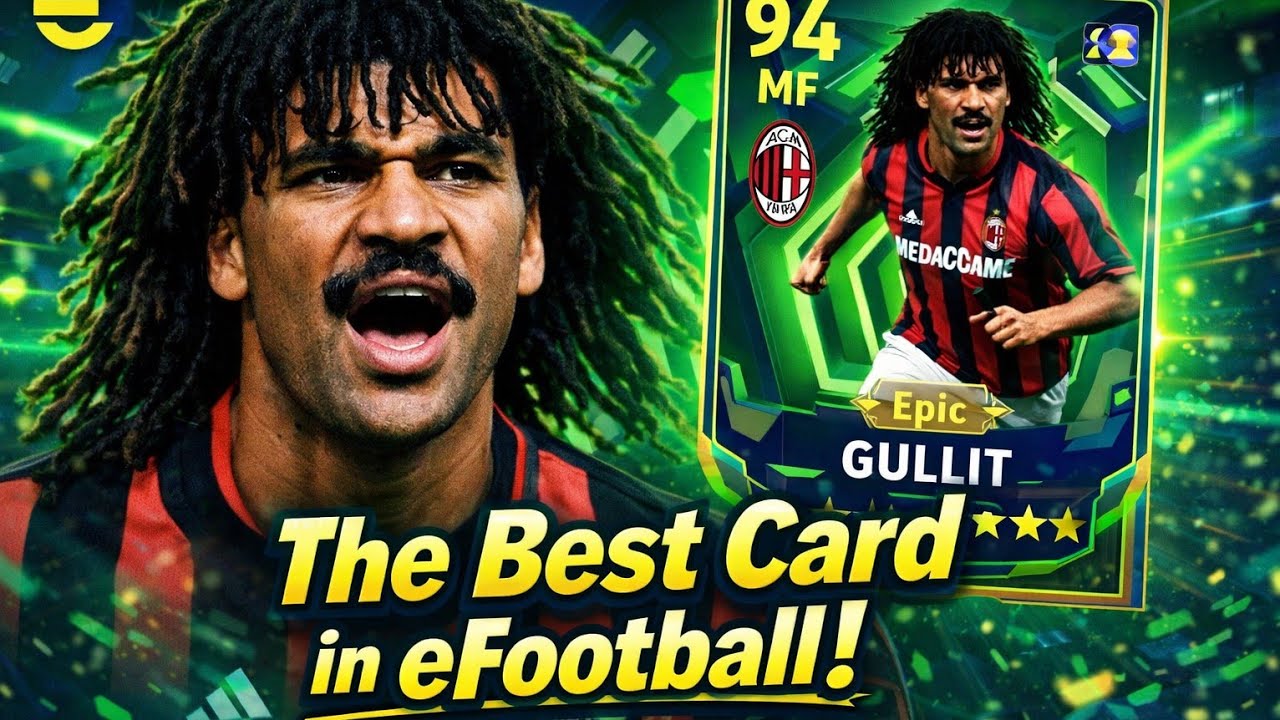 “Ruud Gullit Review 🐐 | The Most Complete Player ”😍❤️