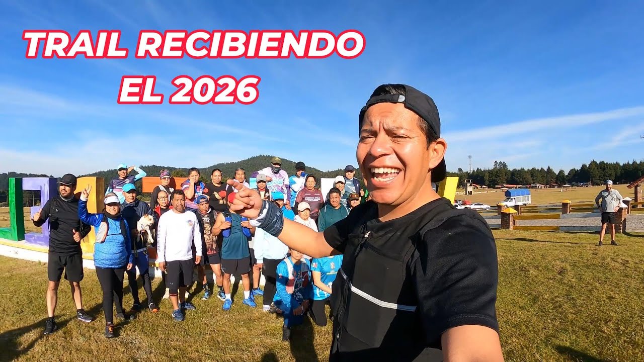 TRAIL CON AMIGOS - ASÍ RECIBIMOS EL PRIMER DÍA DEL 2026 EN LA MONTAÑA.