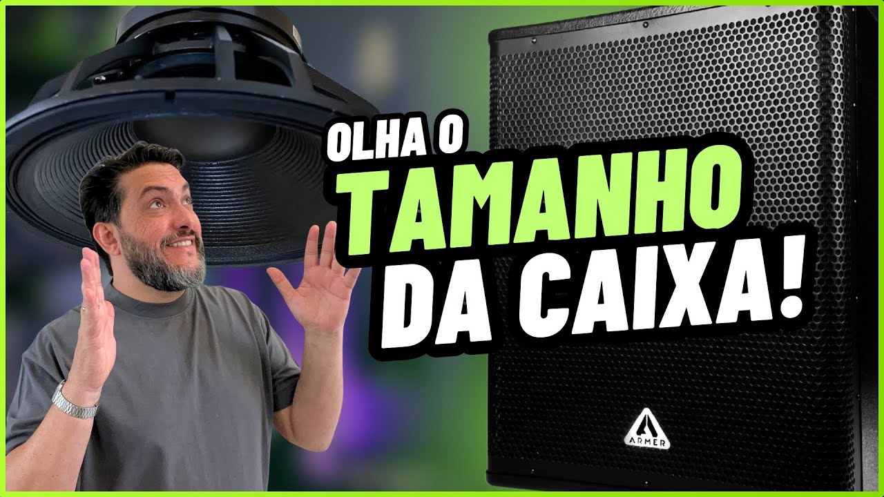 Esse SUBWOOFER 18” é BRUTO! Conheça o ARMER EVX18SUB 600W [Review + Teste]