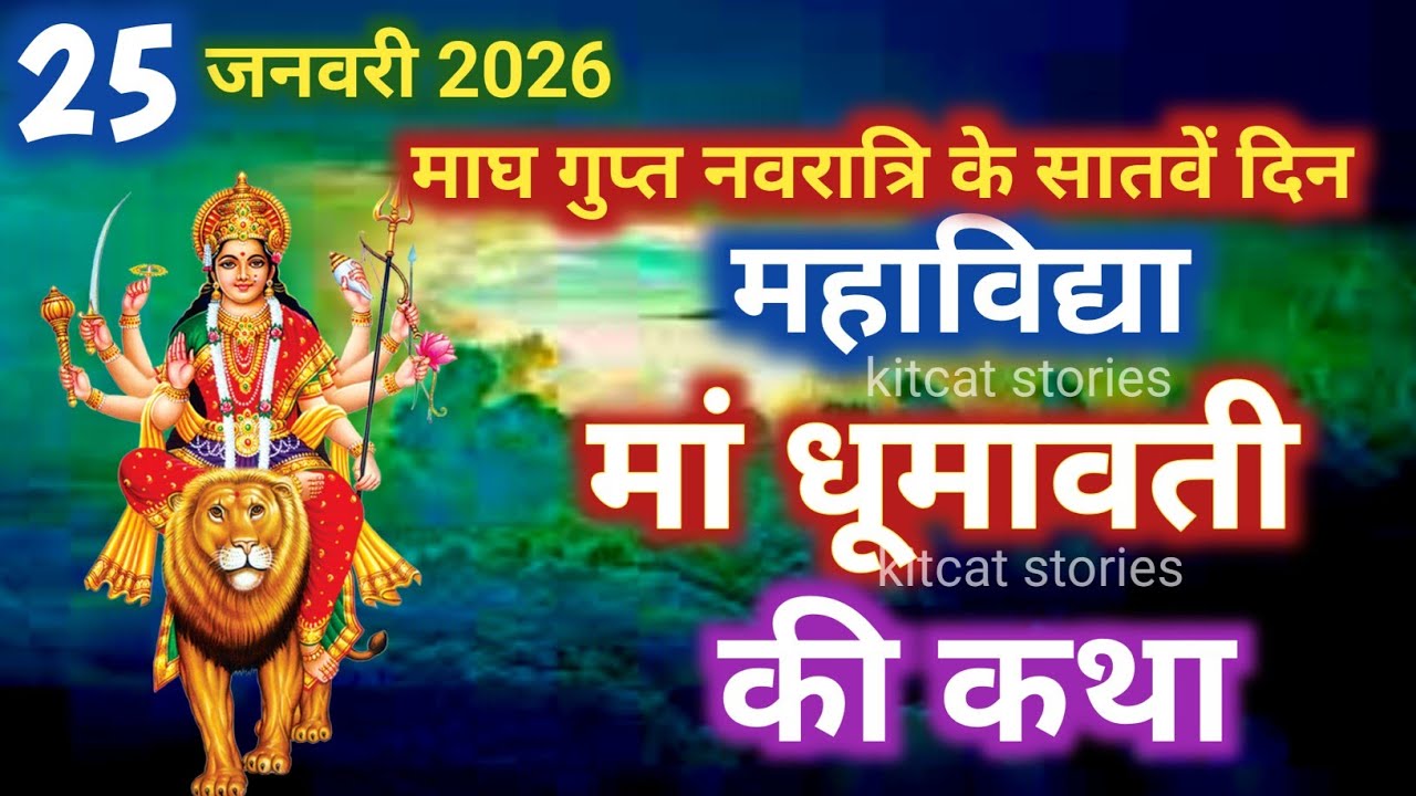 माघ गुप्त नवरात्रि के सातवे दिन महाविद्या मां धुमावती की कथा | Gupt Navratri ki Katha Day 7