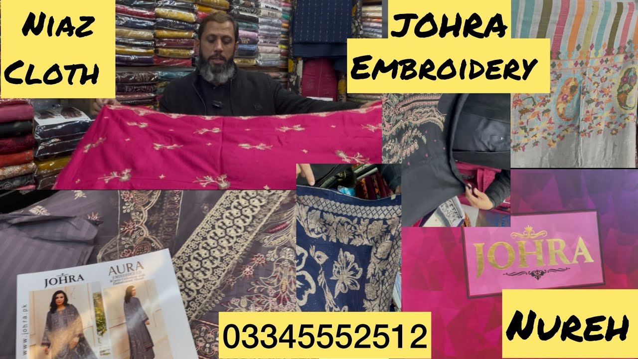 JOHRA embroidery || NUREH leather velvet || Big Sale Branded Luxury at Unbeatable Prices 03345552512