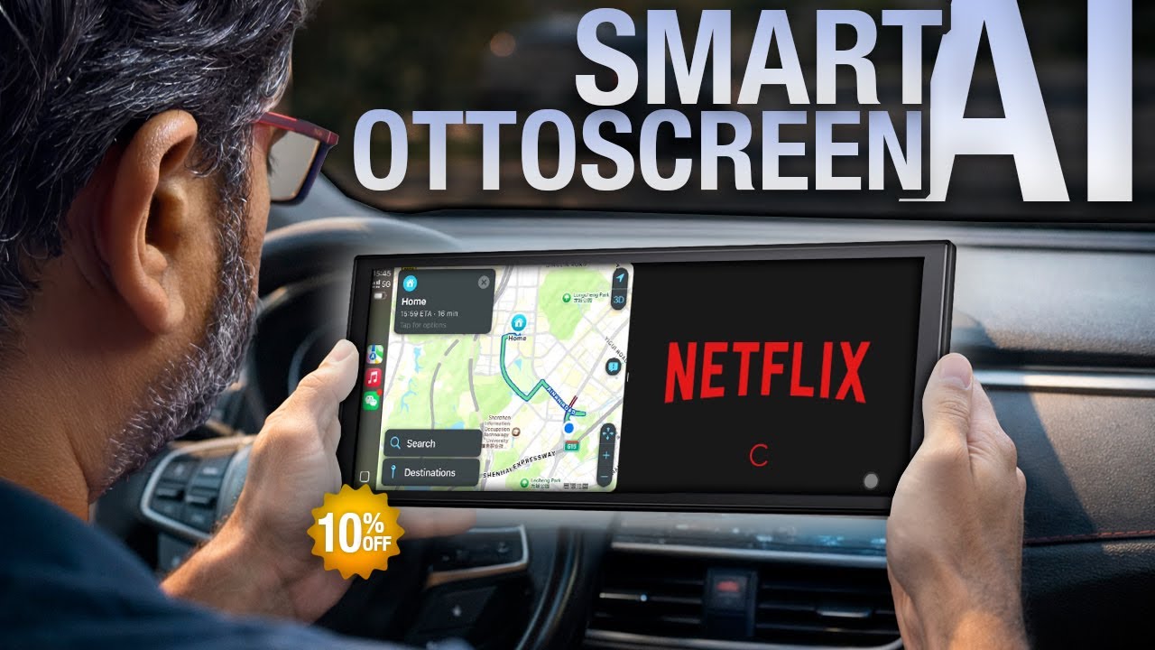 Прекратите зеркальное отображение экрана iPhone на CarPlay: установите Ottoscreen AI в свой автом...