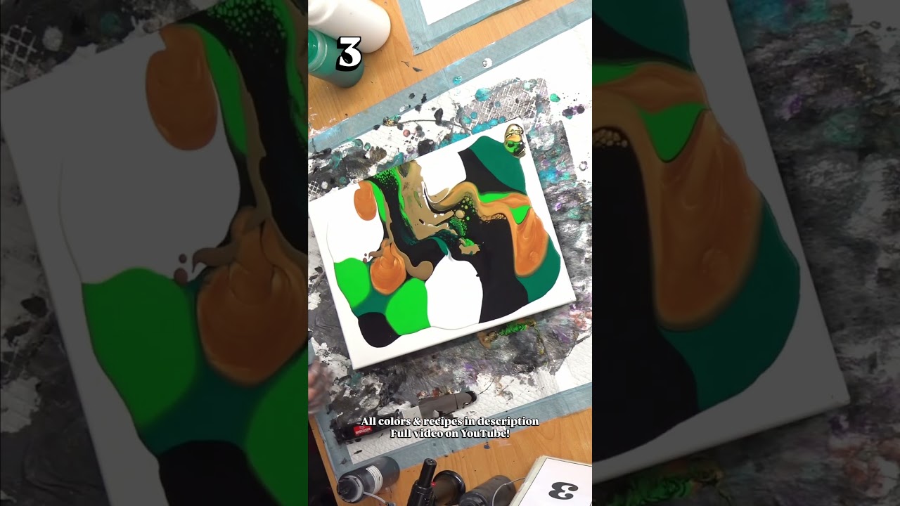 April MYSTERY Color Challenge ✨ Week 1 Day 3 ✨ BASIC Fantasy Swipe FluidArt Tutorial by MarjoleinART