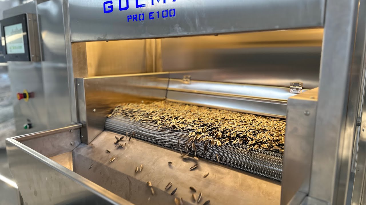 Çekirdek Kavurma  / Industrial Nuts Roasting Machine / Nuts Salting Machine With Loader