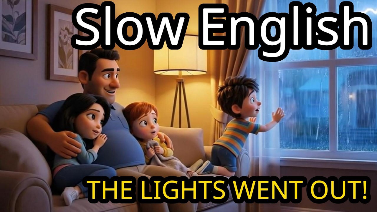 The Big Storm & Power Outage ⛈️ | Improve Listening Skills