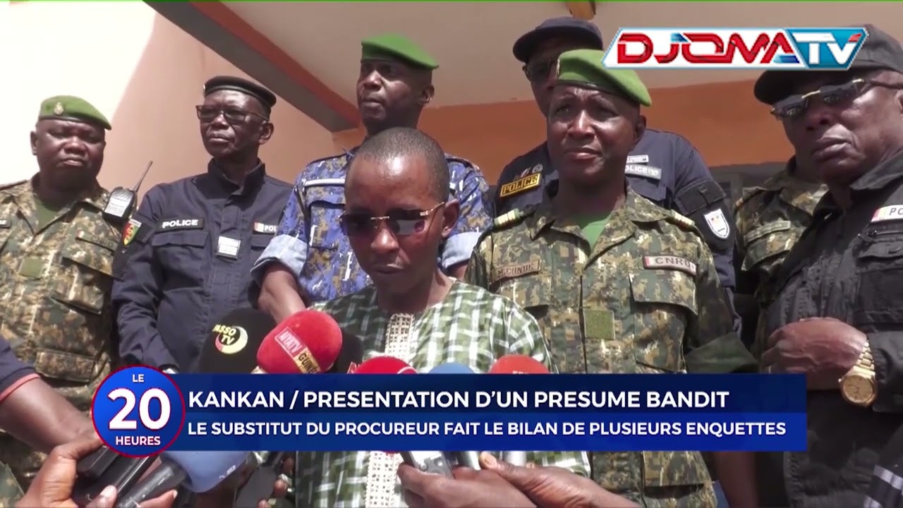 🔴Kankan: présentation d'un présumé bandit