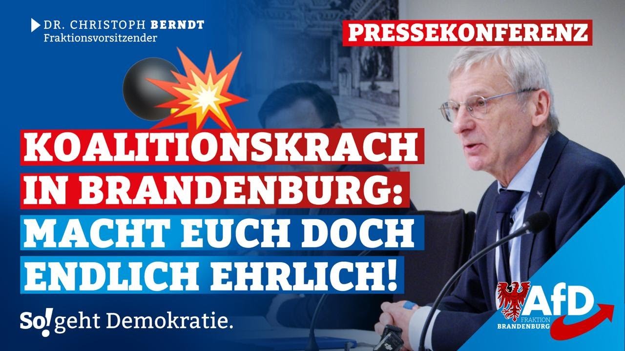 Koalitionskrach: Jetzt kann Woidke endlich mit der CDU zusammengehen