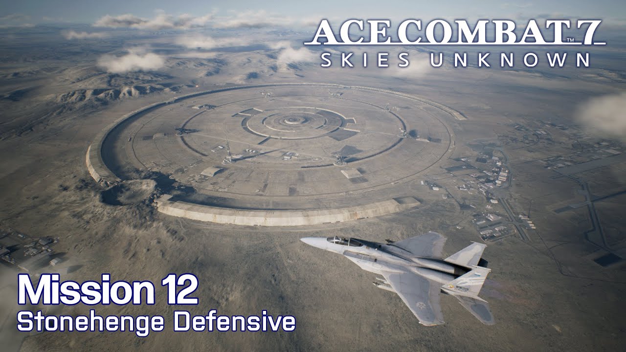 Ace Combat 7: Mission 12 - Stonehenge Defensive (Ace Difficulty)