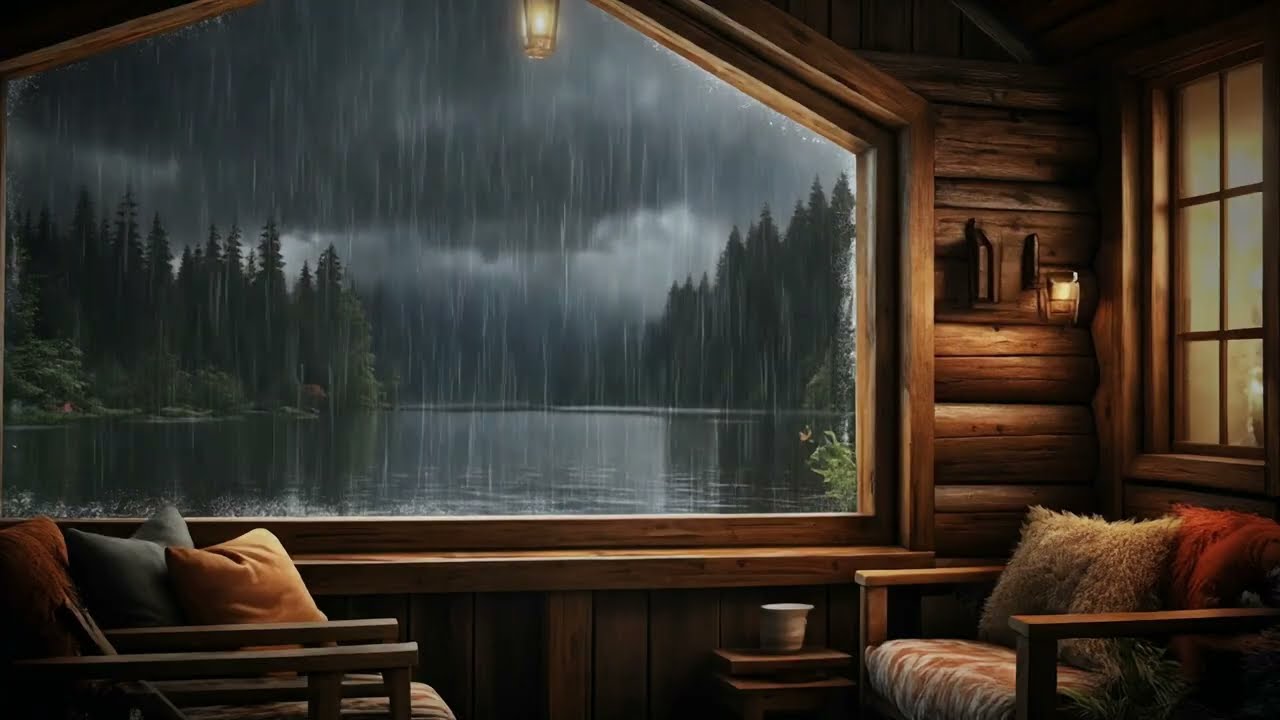 Cosy Rain and Thunder to Help You Fall Asleep.