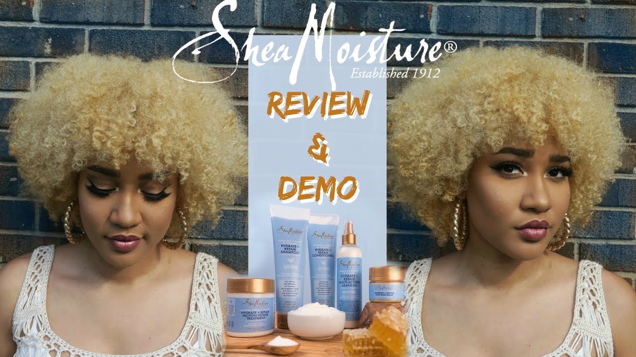 HAIR REPAIR & REJUVENATION| Shea Moisture Manuka Honey & Yogurt Line Review + Demo