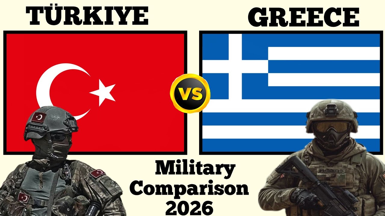 T&uuml;rkiye vs Greece Military Power Comparison 2026 | Greece vs Turkey Military Power Comparison 2026