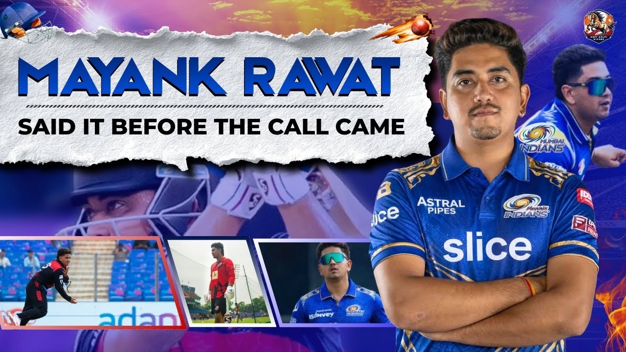 Mumbai Indians Picks Mayank Rawat | Mayank Rawat’s ‘I Want to Play IPL’ Came True | IPL 2026
