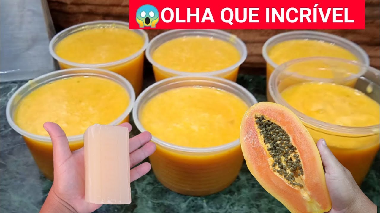 VOCÊ TEM SABÃO E MAMÃO AI ?? A RECEITA FOI REVELADA PAREI DE GASTAR NO MERCADO TO ECONOMIZANDO 💵