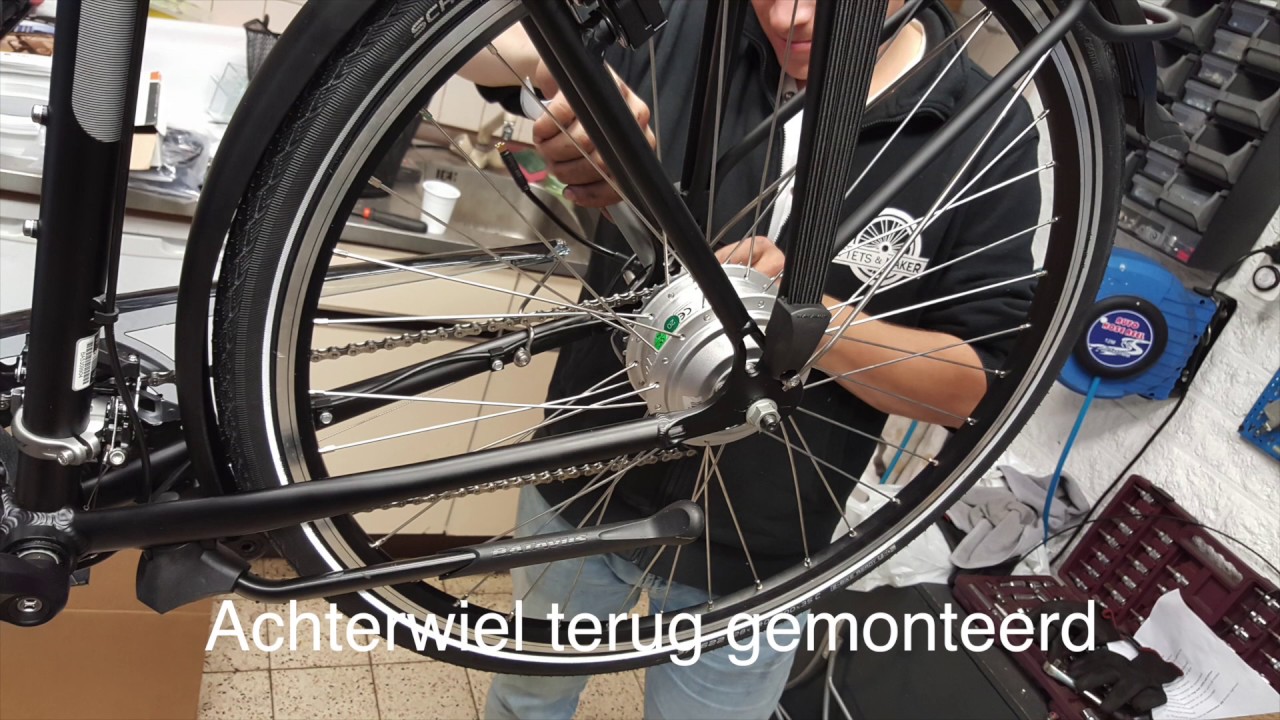 Ombouwen elektrische fiets
