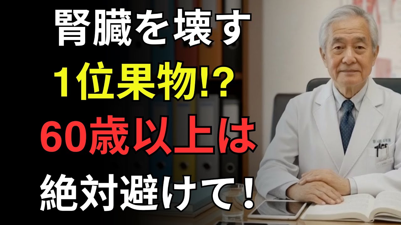 「医師が解説 」60歳から要注意｜腎臓を静かに壊す危険な果物5つと守る果物5選 | 医者メモ
