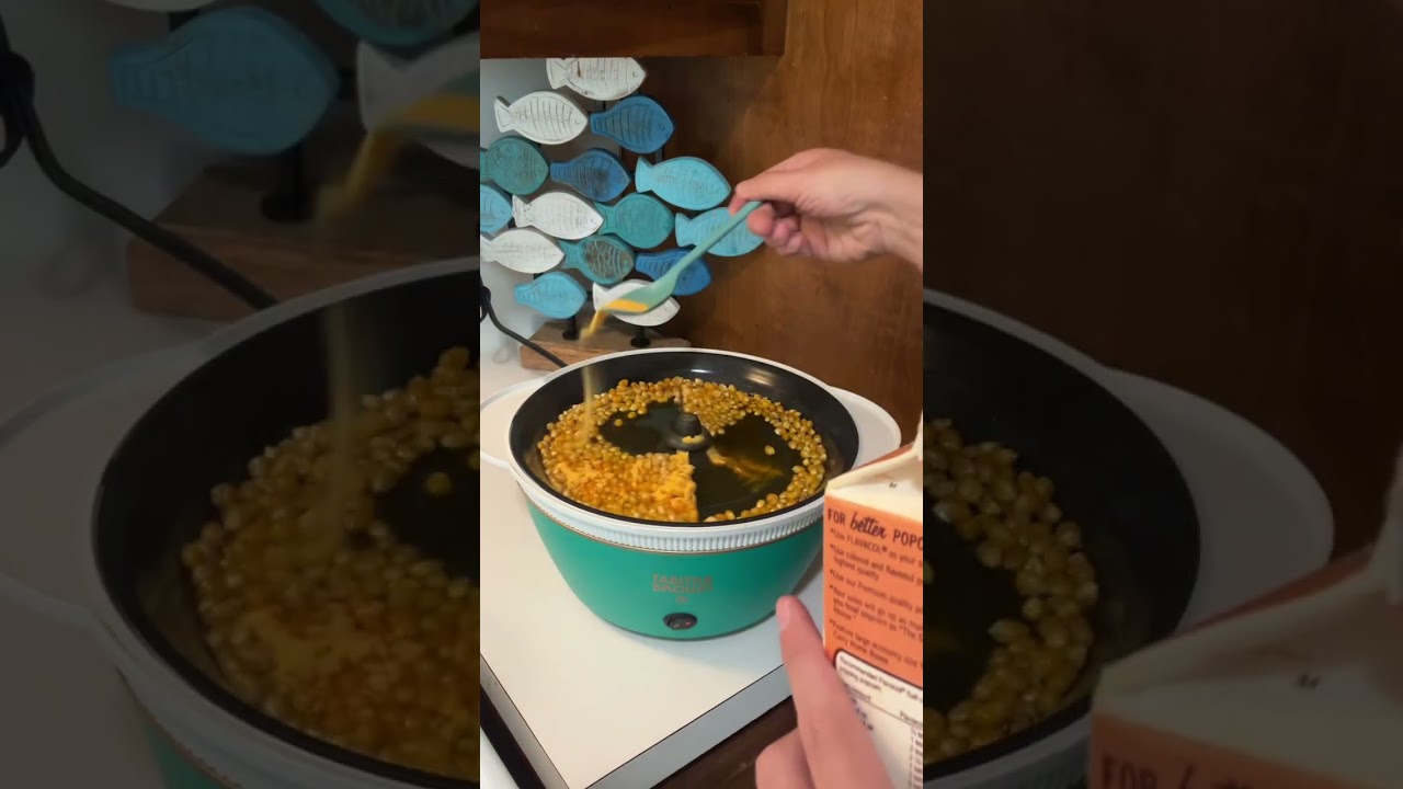 Making Some Popcorn With The Tabitha Brown Popcorn Maker