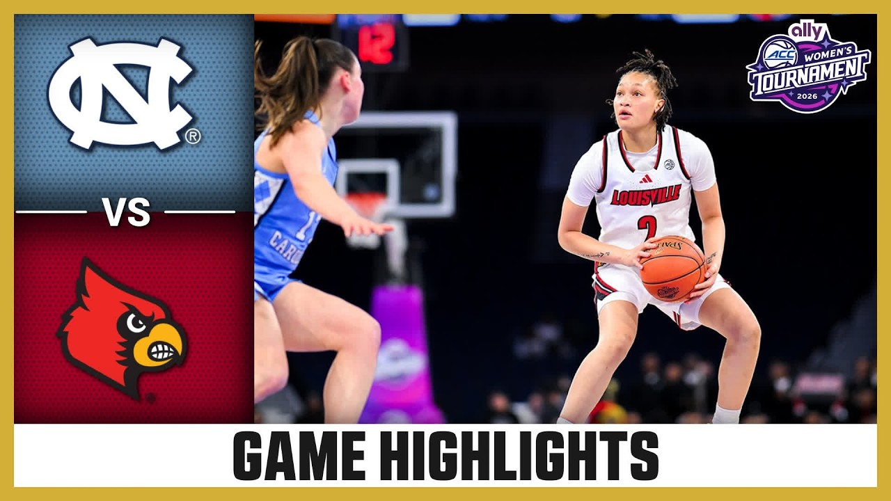 North Carolina vs. Louisville Game Highlights | 2026 Ally ACC Women's Basketball Tournament