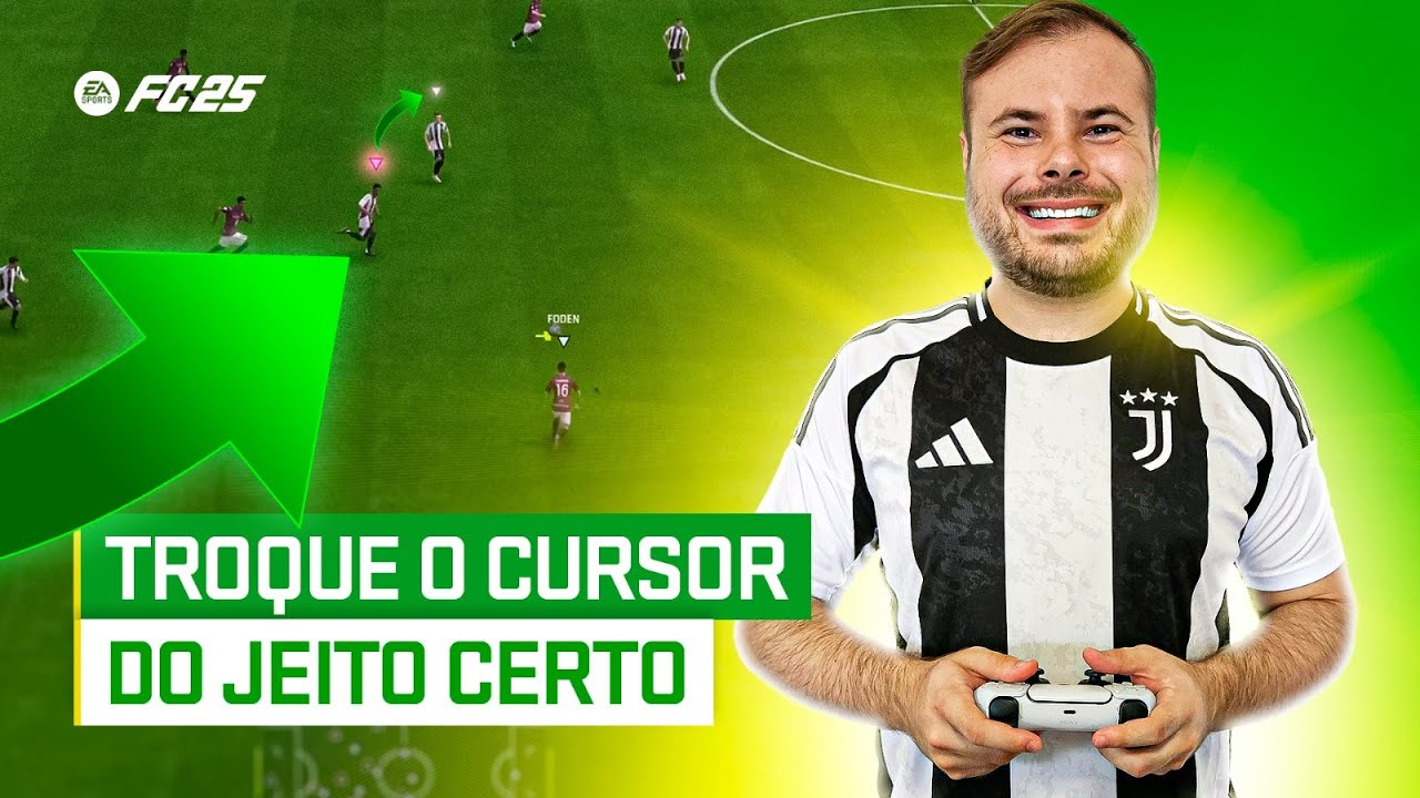 FC 25 | Melhore sua MARCAÇÃO e TROCA DE CURSOR com essa CONFIGURAÇÃO DE CONTROLE e DICA IMPORTANTE