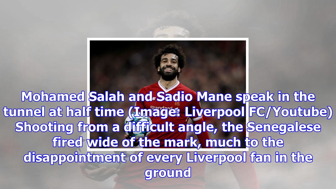 Tunnel cam shows moment salah confronts mane after he failed to set him up