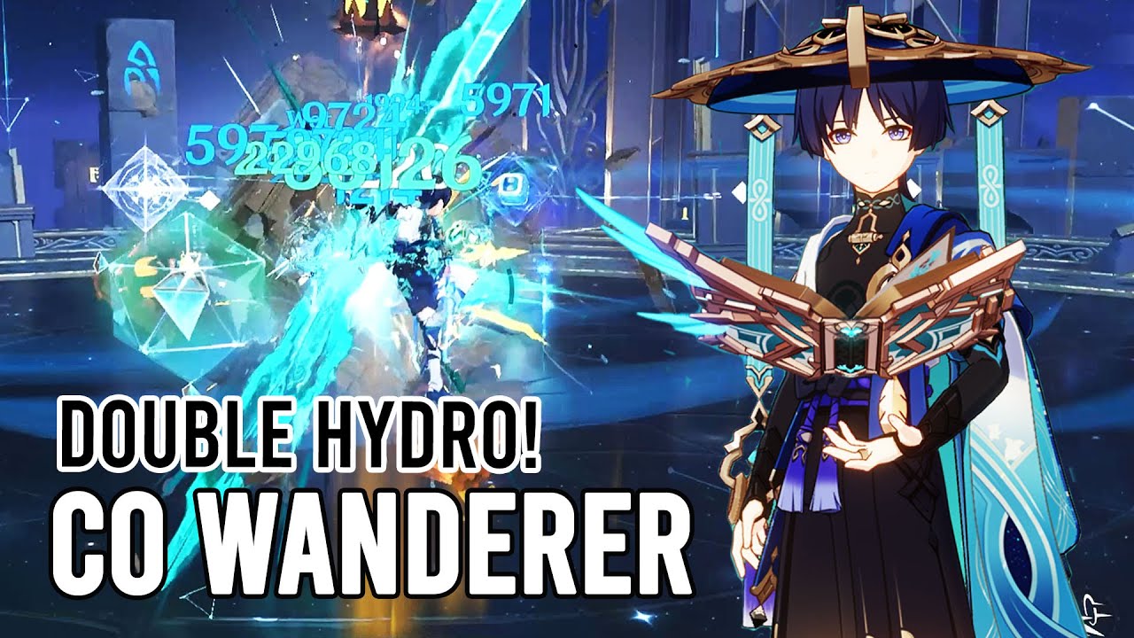 Wet C0 Wanderer Skyward Atlas - Spiral Abyss 3.3 floor 12 1st Half Phase 2 | Genshin Impact