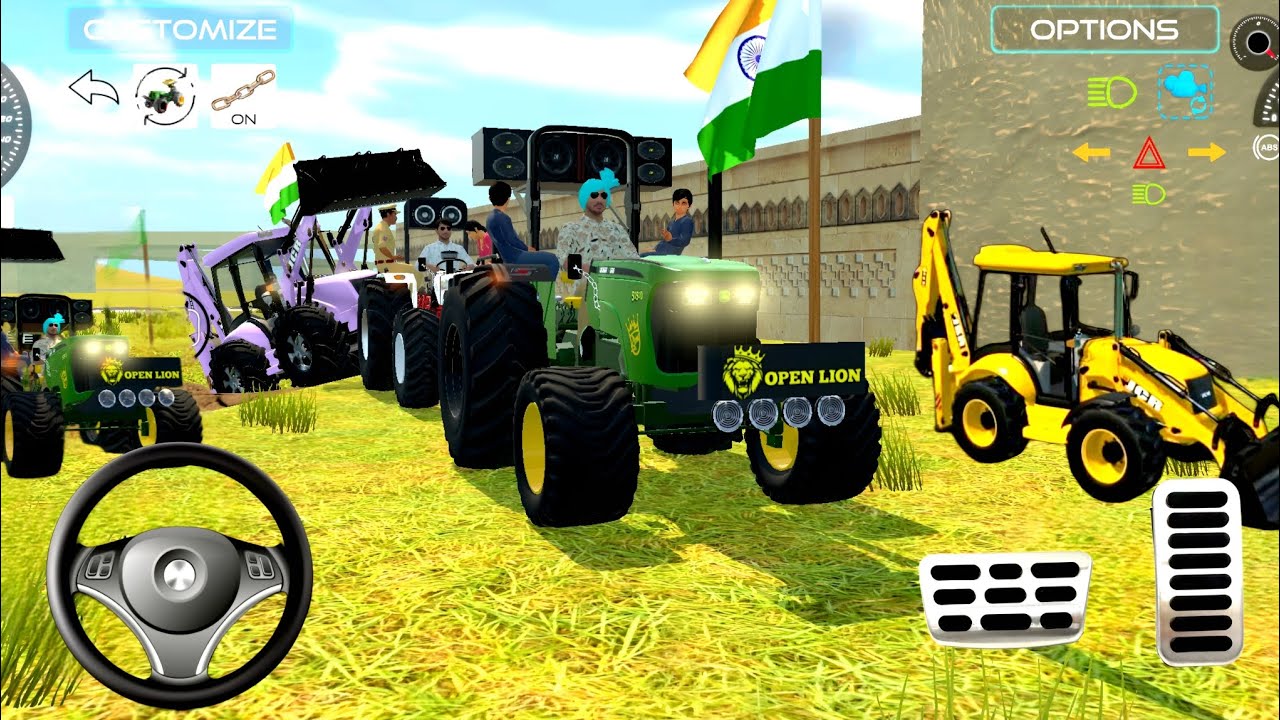 Kya aap dekh sakte hain JCB ko do tractor se kheenchte hue?