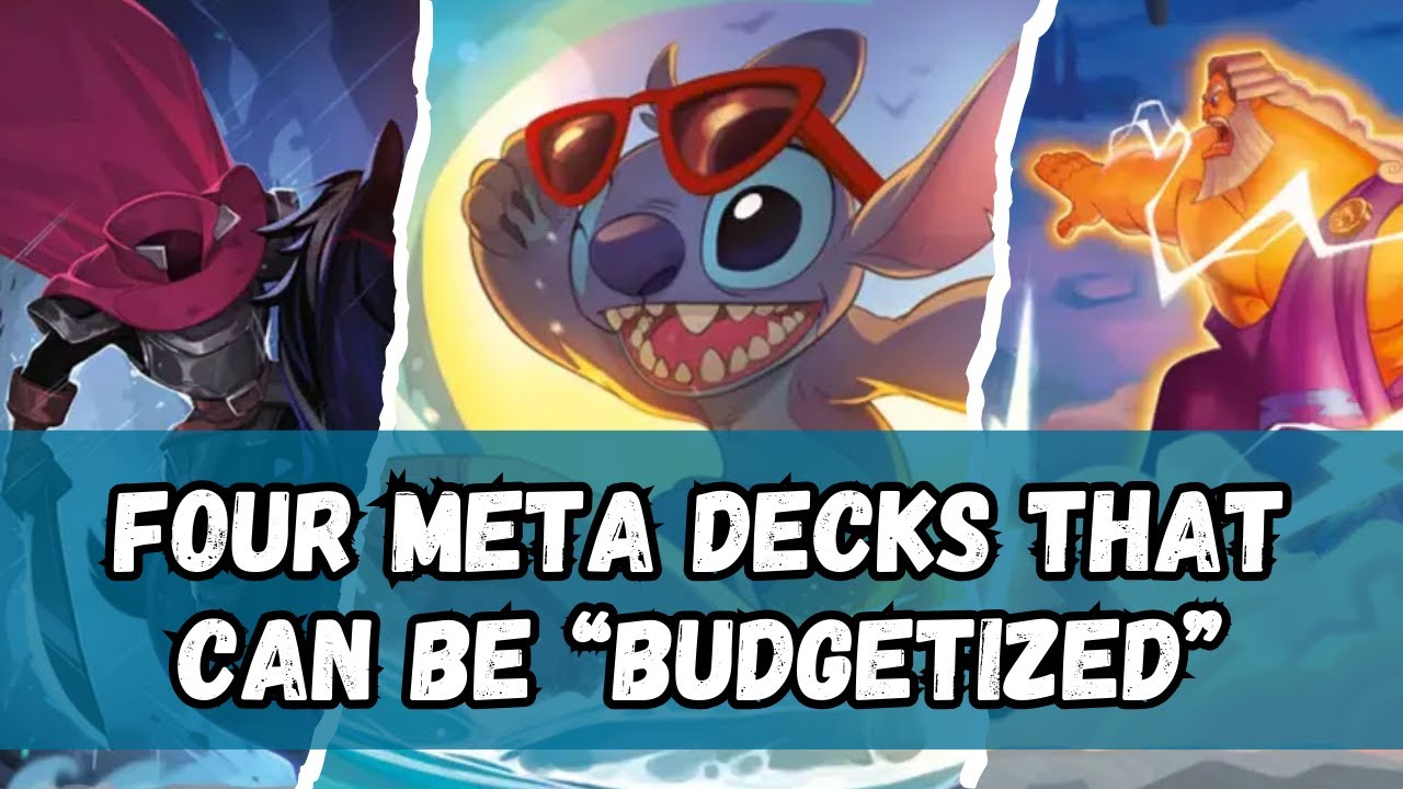 Four Meta Decks you can BUDGETIZE | Lorcana Set 10 Decklists & Breakdown