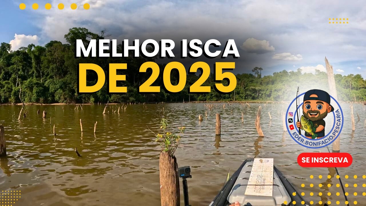 USANDO A MELHOR ISCA DO ANO! 🏆 FUNCIONOU O ANO TODO COM VÁRIAS ESPÉCIES (minha opinião)