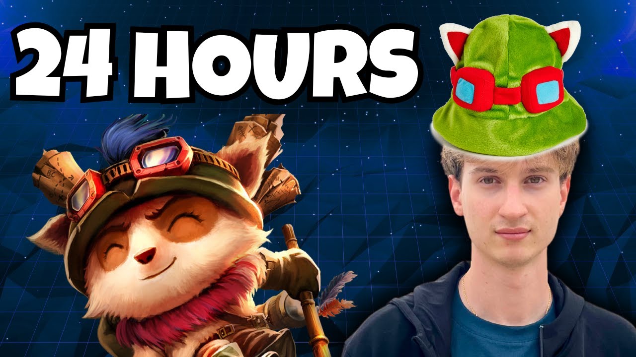 24 HOUR TEEMO STREAM! GETTING RANK 1 TEEMO!