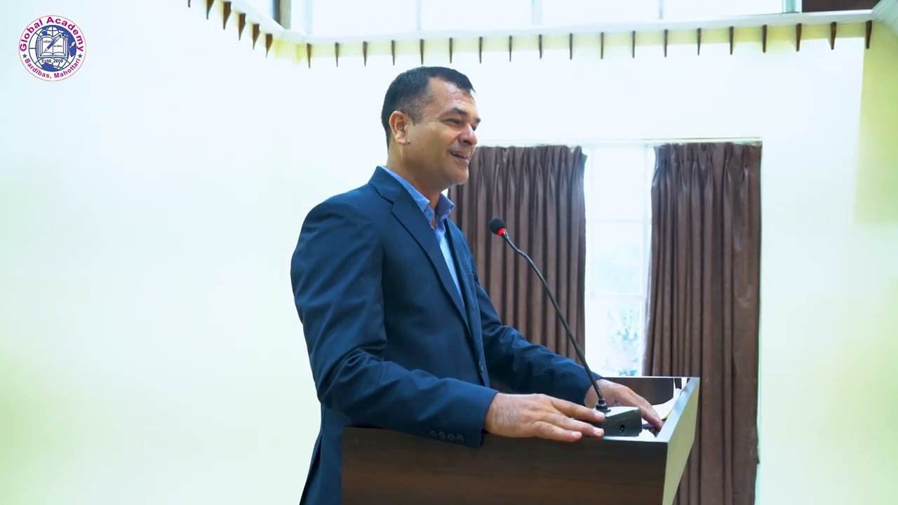 🎓 Welcome Program 2082 | Inspiring Welcome Speech by Our Honourable Principal Bishwa Raj Wagle