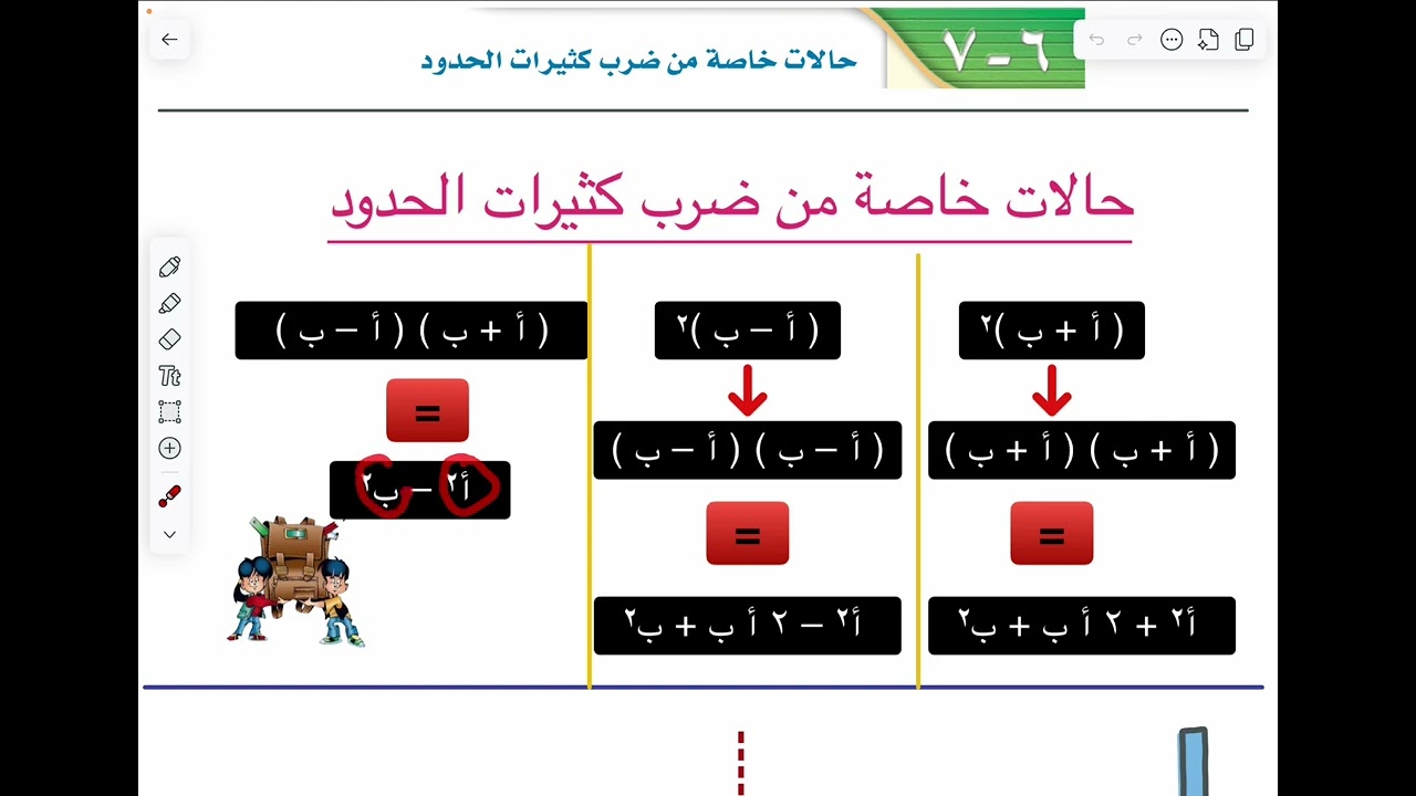 ثالث متوسط( الفصل الدراسي الثاني) فصل6 درس 7