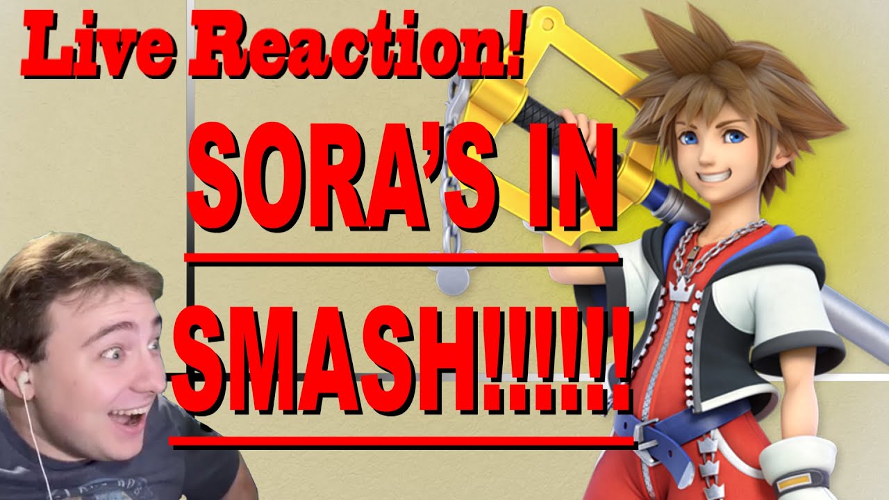 What If Sora ACTUALLY got into Smash! (Live Reaction)