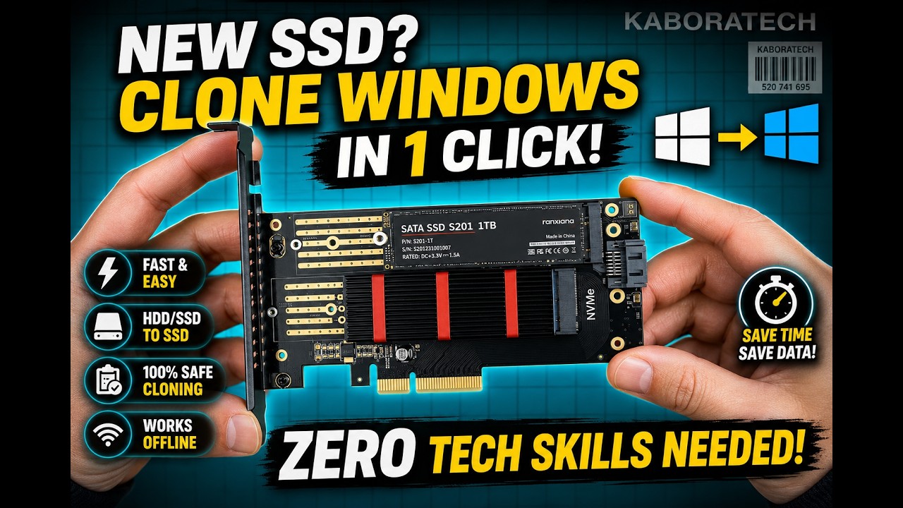 How to Clone HDD to SSD Without Losing Data (Step-by-Step Guide 2026)
